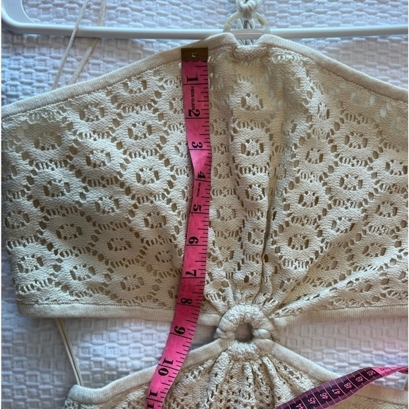 Jonathan simkhai Georgiana Crochet Swim Coverup Dress NWT - Picture 12 of 16